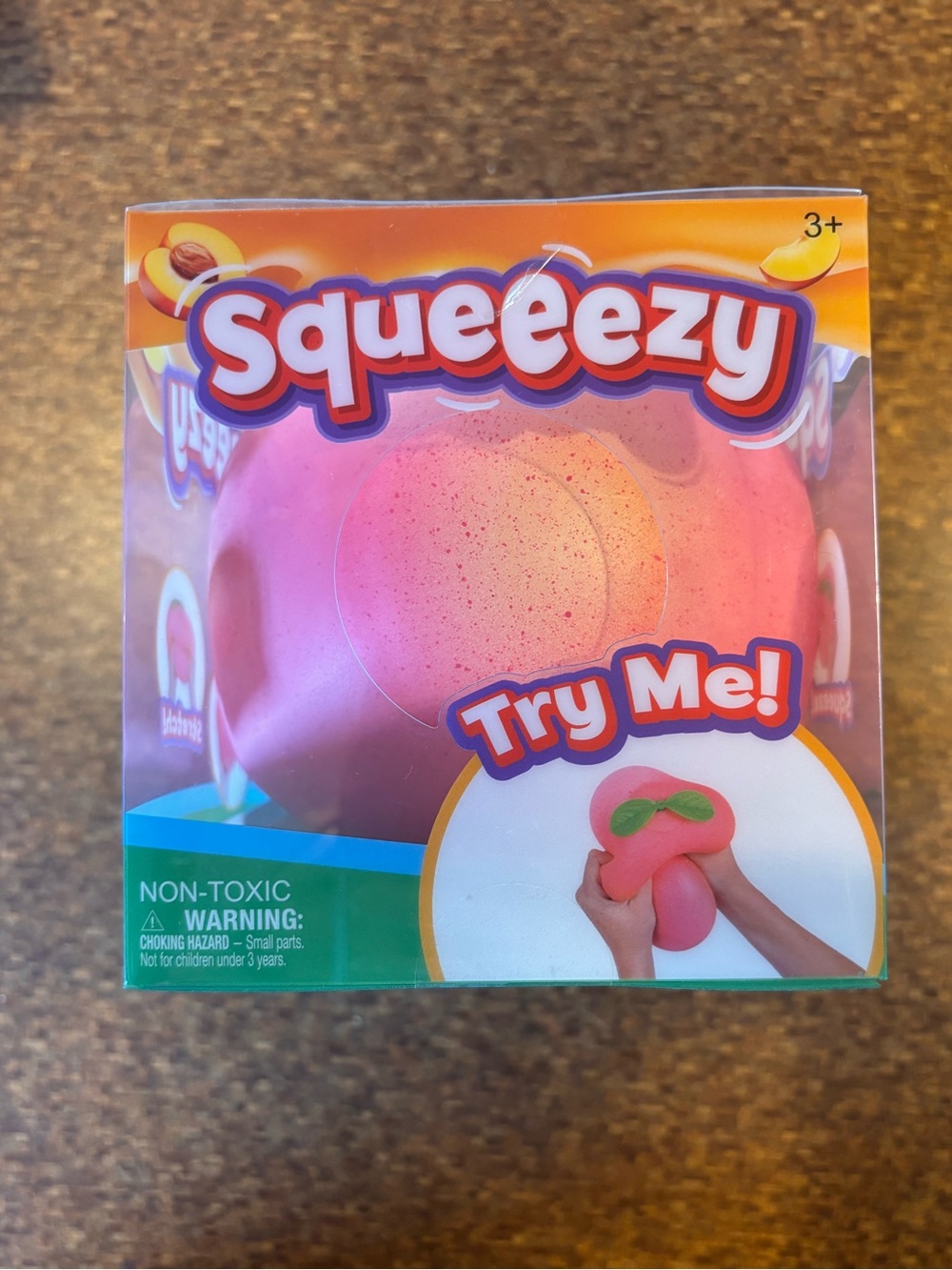 Squeeezy Peach Toy